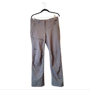 Jack Wolfskin Women's Grey Regular Fit Hiking Pants Size US L